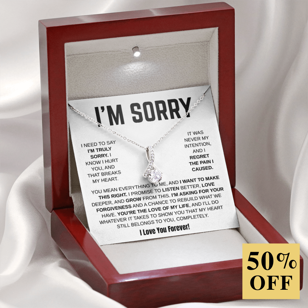 Apology Gift For Her / Alluring Beauty Necklace / I Want To Make This Right