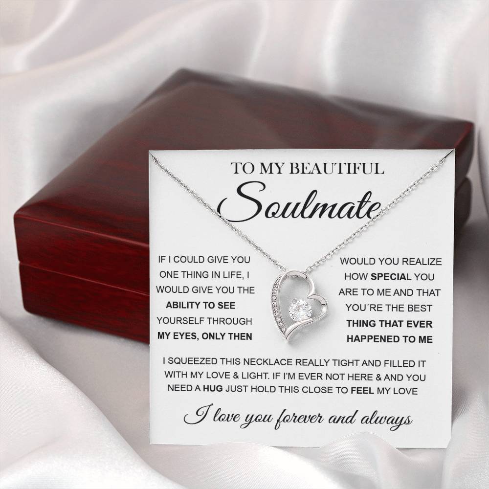 A mi hermosa alma gemela | Collar de amor para siempre ❤️