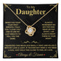 To My Daughter "When You Took Your First Breath" - Forever Love Necklace