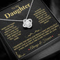 To My Daughter "When You Took Your First Breath" - Forever Love Necklace