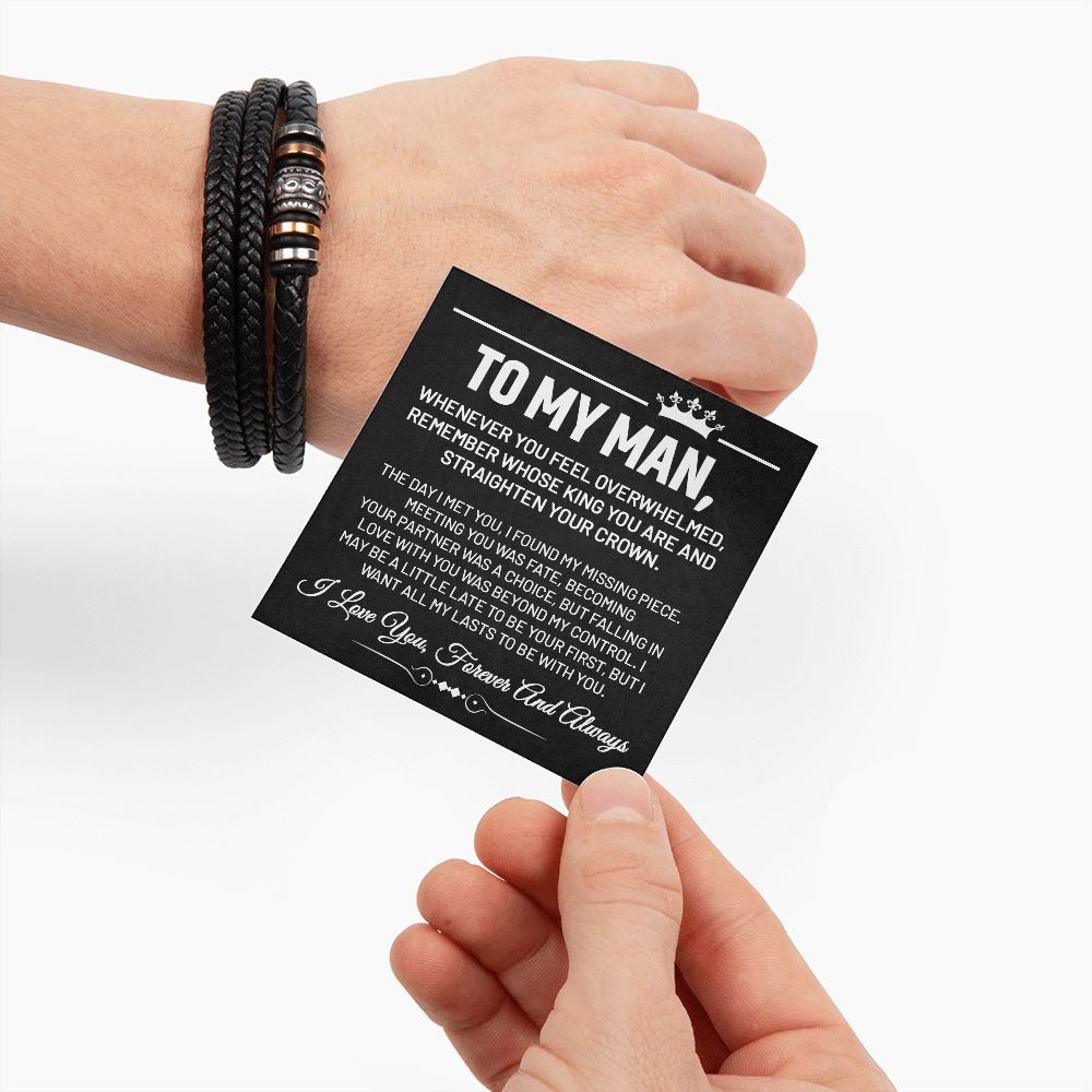 To My Man - "Love You Forever" Bracelet - BB001