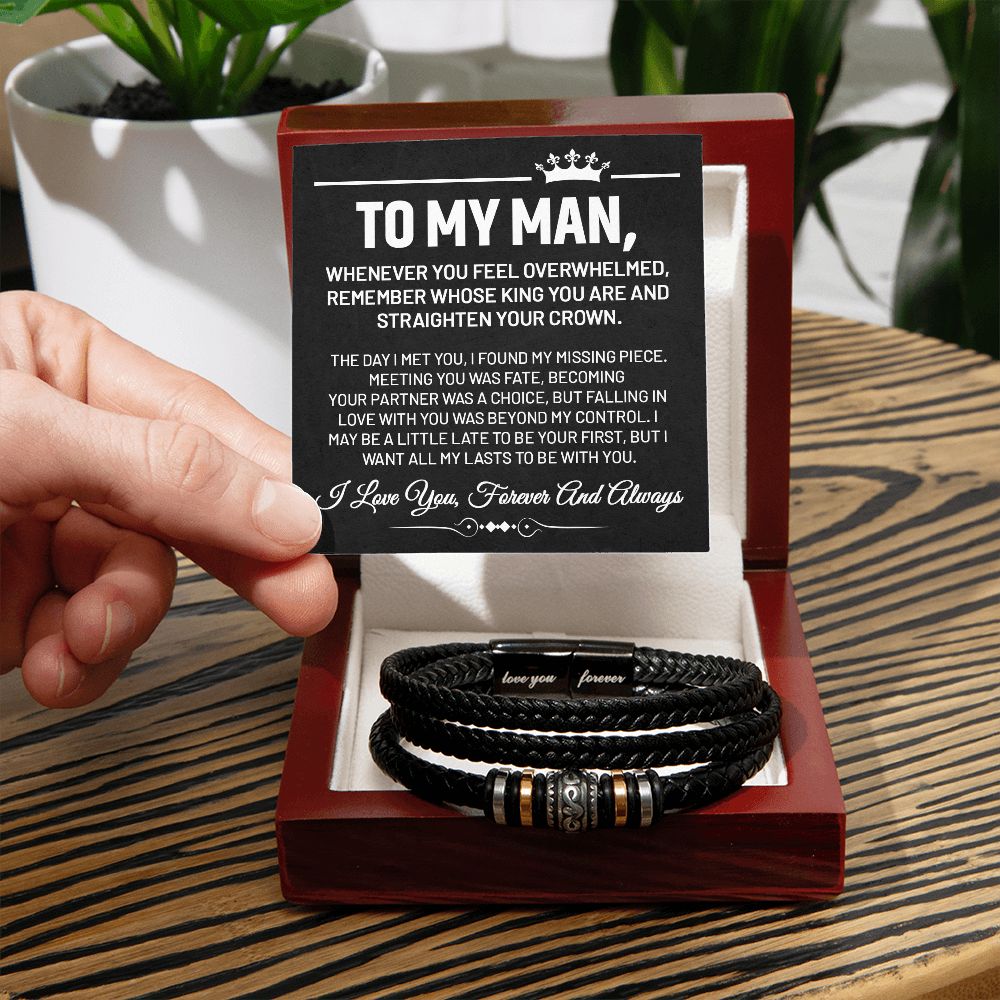 To My Man - "Love You Forever" Bracelet - BB001