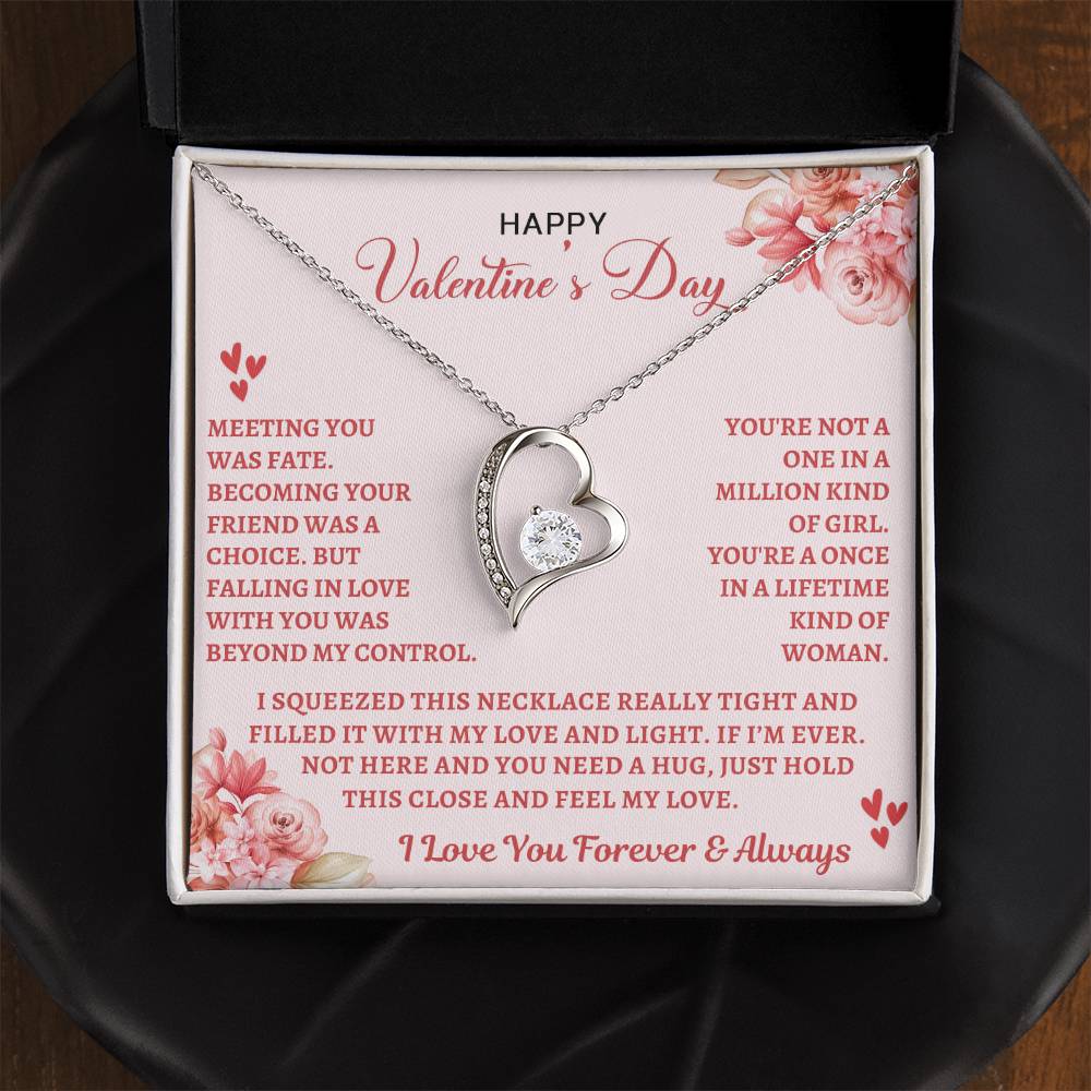 Happy Valentine's Day - Gift for Wife / Soulmate / Girlfriend - "Meeting You Was Fate..."