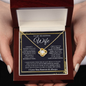 To My Beautiful Wife - Love Knot Necklace
