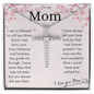 CZ Cross Necklace | To My Mom