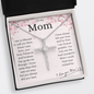 CZ Cross Necklace | To My Mom