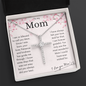 CZ Cross Necklace | To My Mom