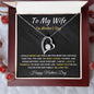 To My Wife on Mother's Day - Forever Love Necklace MD008