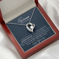 A la mujer que amo tanto | Collar de amor para siempre