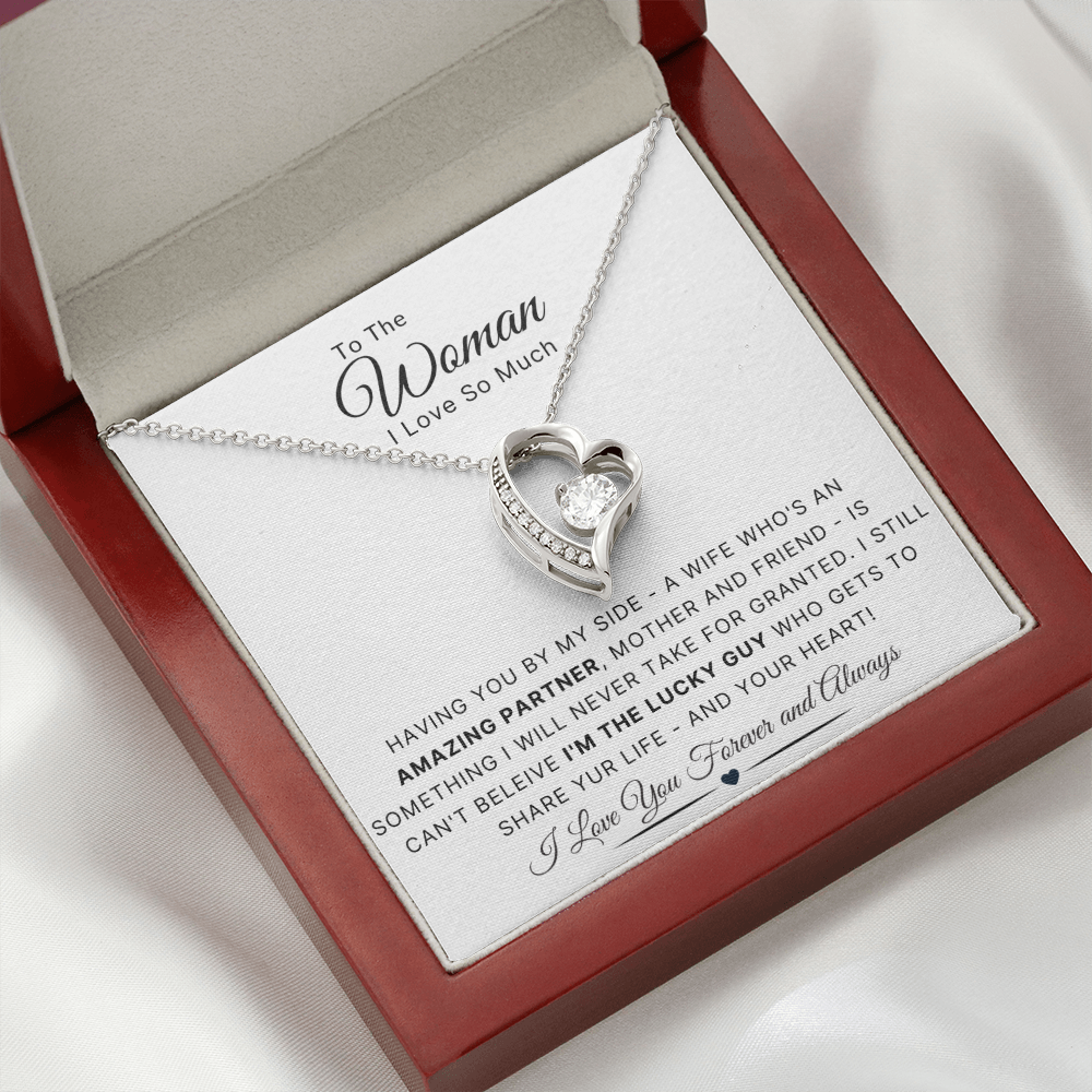 A la mujer que amo tanto | Collar de amor para siempre