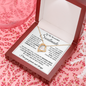 To My Beautiful Soulmate - In Your Eyes I Have Found My Home - Forever Love Necklace