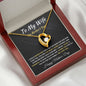 To My Wife on Mother's Day - Forever Love Necklace MD008