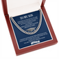 To My Son | Graduation | Cuban Link Chain Necklace