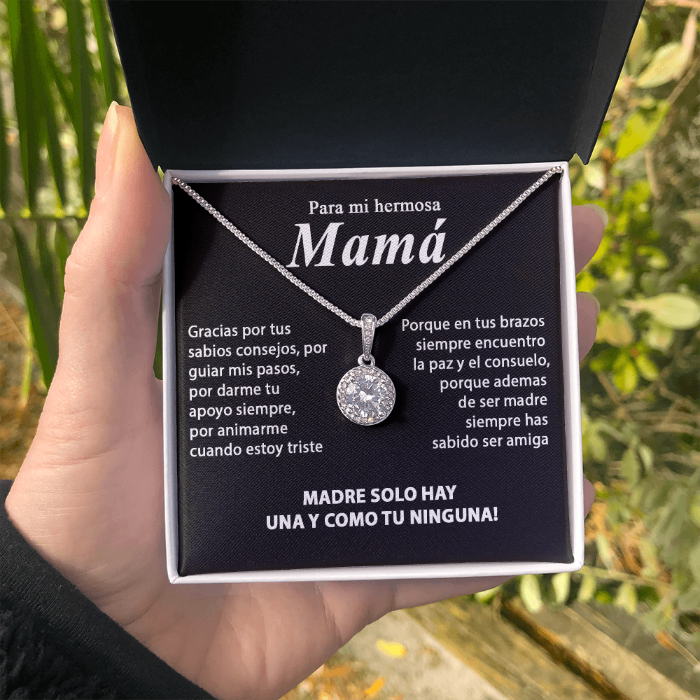 Gracias Mamá / Eternal Hope Necklace / Black