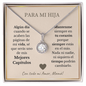 Para mi hija | Siempre en tu corazón | Collar de Amor Eterno