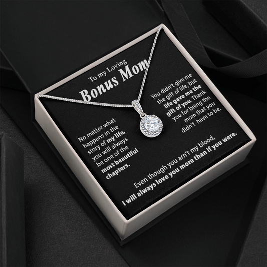 To my Loving Bonus Mom / Eternal Hope Necklace
