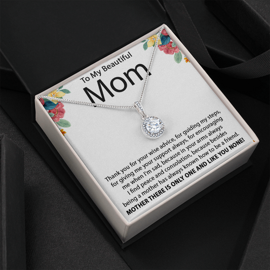 A mi hermosa mamá / collar de esperanza eterna ❤️