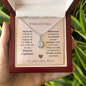 Para mi hija | Siempre en tu corazón | Collar de Amor Eterno
