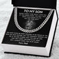 To My Son From Dad - Cuban Link Chain