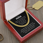 To My Man - I Will Always Love You - Cuban Link Necklace