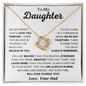 To My Daughter | Love Knot Necklace