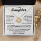 To My Daughter | Love Knot Necklace
