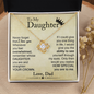 To My Daughter | Love Knot Necklace