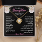 To My Daughter | Love Knot Necklace