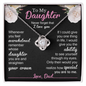 To My Daughter | Love Knot Necklace