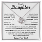 To My Daughter | Love Knot Necklace