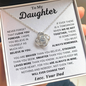 To My Daughter | Love Knot Necklace
