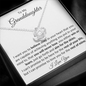 To My Granddaughter - Love Knot Necklace