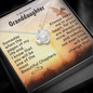 To My Granddaughter - My Beautiful Chapter - Love Knot Necklace