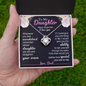 To My Daughter | Love Knot Necklace