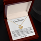 To My Granddaughter - Love Knot Necklace