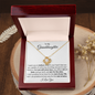 To My Granddaughter - Love Knot Necklace