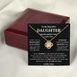 To My Beautiful Daughter - Love Knot Necklace