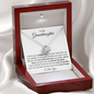 To My Granddaughter - Love Knot Necklace