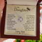 To My Daughter | Love Knot Necklace
