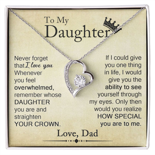 To My Daughter | Forever Love Necklace