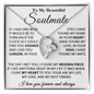 To My Beautiful Soulmate - In Your Eyes I Have Found My Home - Forever Love Necklace