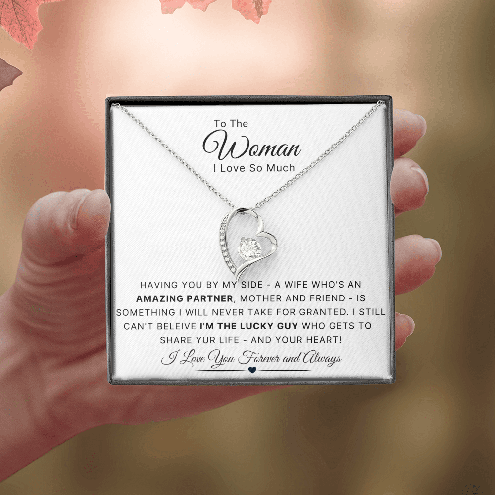 A la mujer que amo tanto | Collar de amor para siempre
