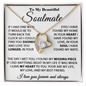 To My Beautiful Soulmate - In Your Eyes I Have Found My Home - Forever Love Necklace