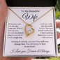 To My Beautiful Wife - Forever Love Necklace