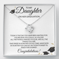 A mi hija | Graduación | Collar de nudo de amor
