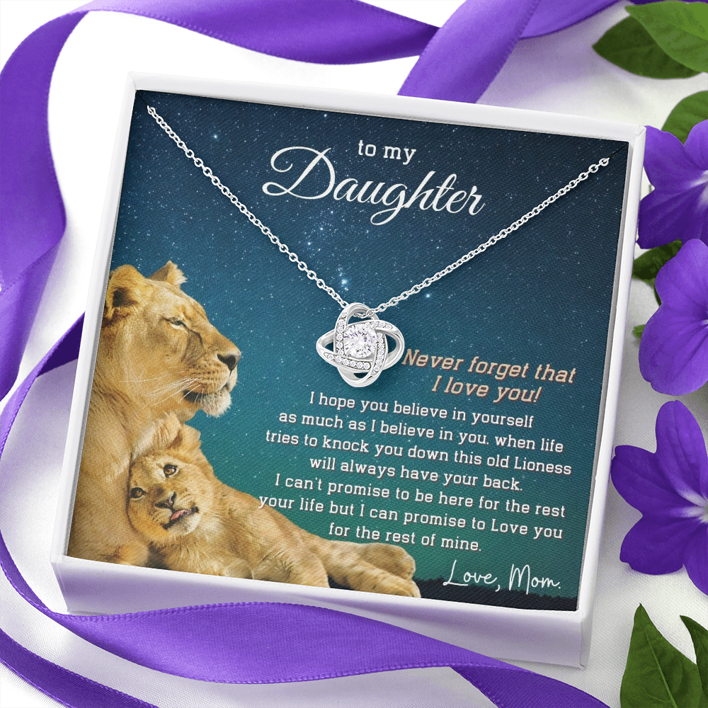 (Casi agotado) a mi hija | Collar de nudo de amor 💓💓