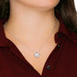 A mi hija / graduación / collar de nudo de amor