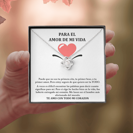 PARA EL AMOR DE MI VIDA | Collar de nudo de amor