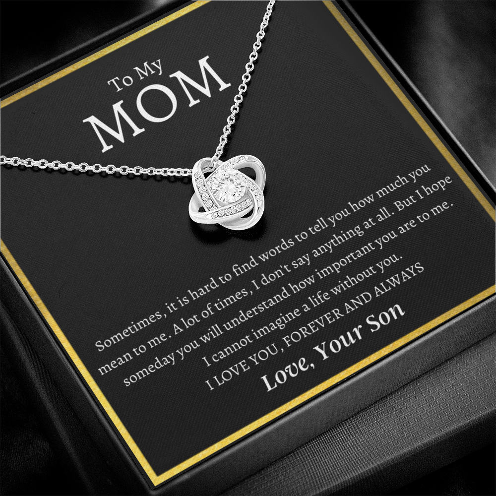 A mi mamá | Te amo mamá | Collar de nudo de amor