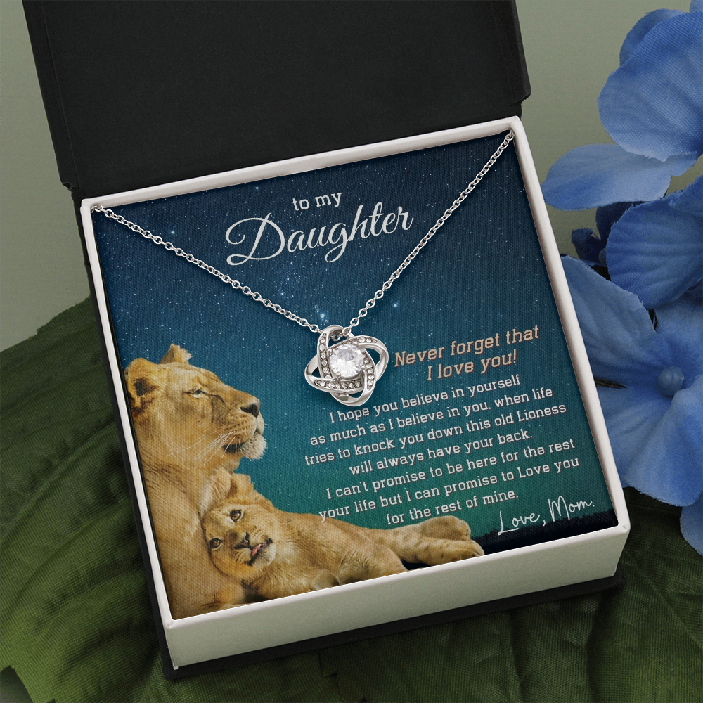 (Casi agotado) a mi hija | Collar de nudo de amor 💓💓